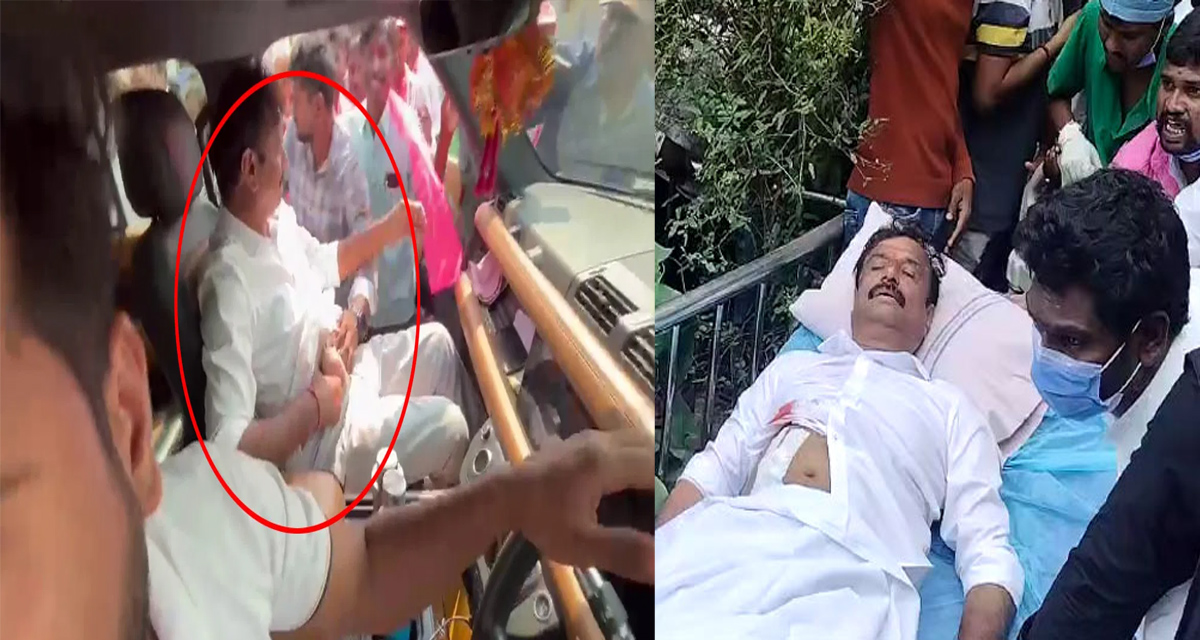 Attack on Medak MP Kotha Prabhakar Reddy: తెలంగాణ బీఆర్‌ఎస్‌ ఎంపీపై కత్తితో దాడి.. అంబులెన్స్‌లో యశోదకు తరలింపు