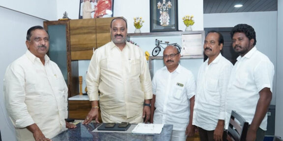 TDP Bathyala Changal Rayudu met with Atchannaidu