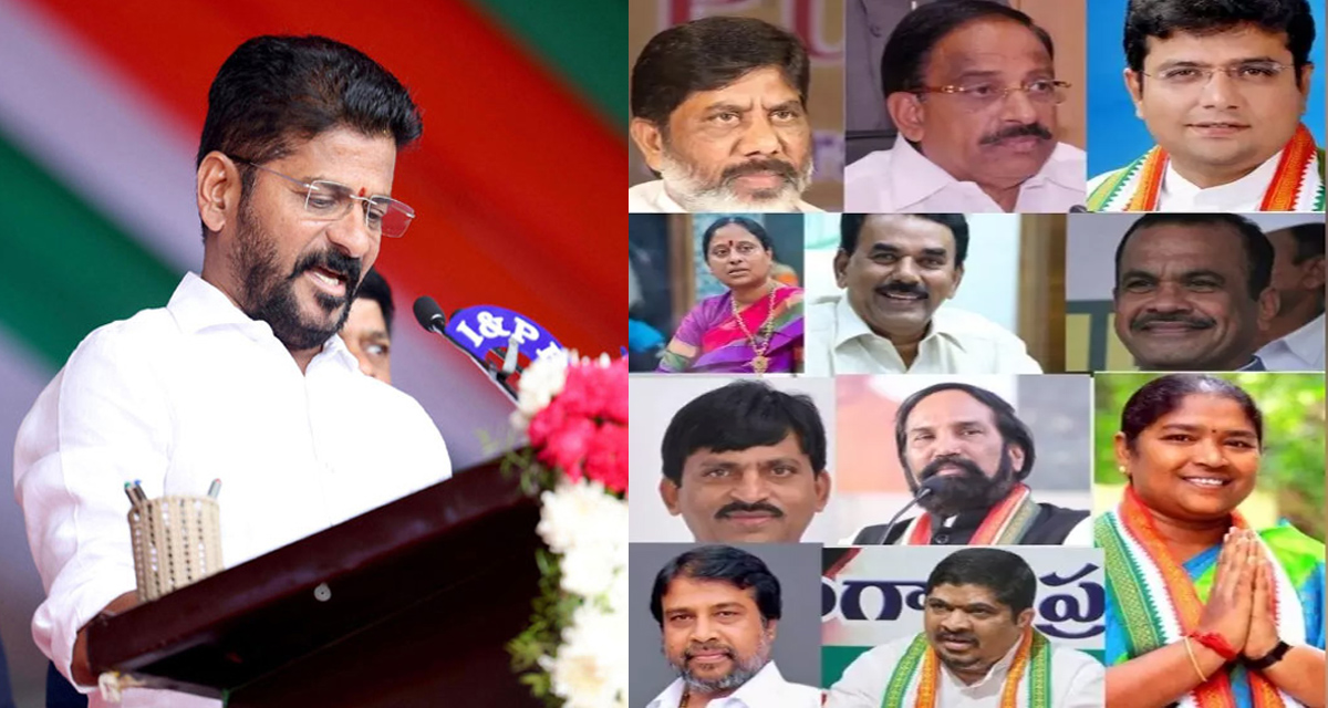 Telangana Ministers List 2023: అసెంబ్లీలో మంత్రుల ప్రమాణ స్వీకారం.. ఎవరెవరికి ఏయే శాఖలు కేటాయించారంటే